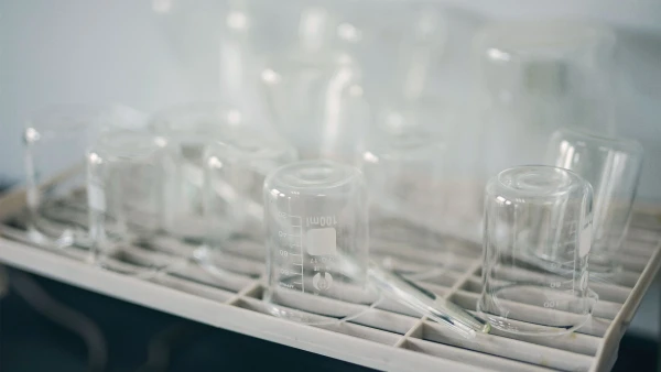 international school of qingdao high school learning science with beakers and test tubes