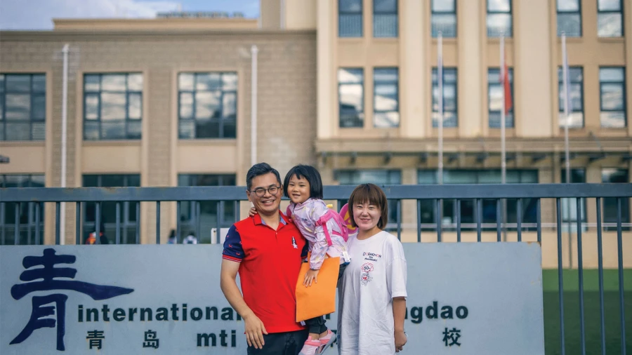 international school of qingdao enroll to be a happy family in our community